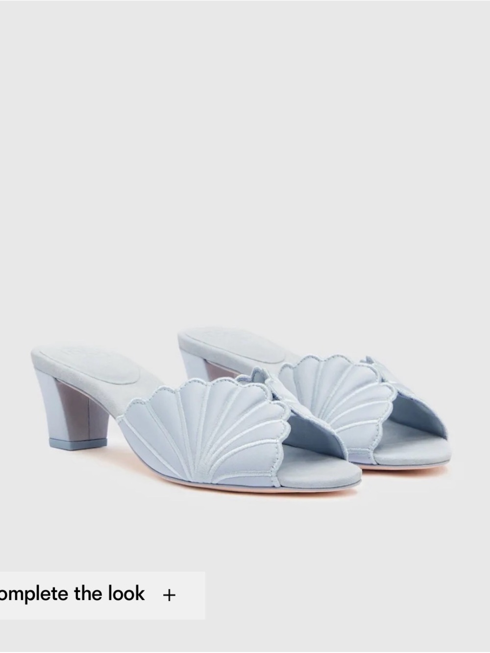 Brand New Reformation Waldena Block Heel in Mist